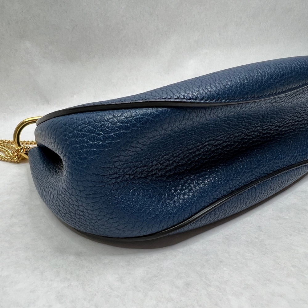 CHLOE Navy Medium Drew Bag - Picture 11 of 14